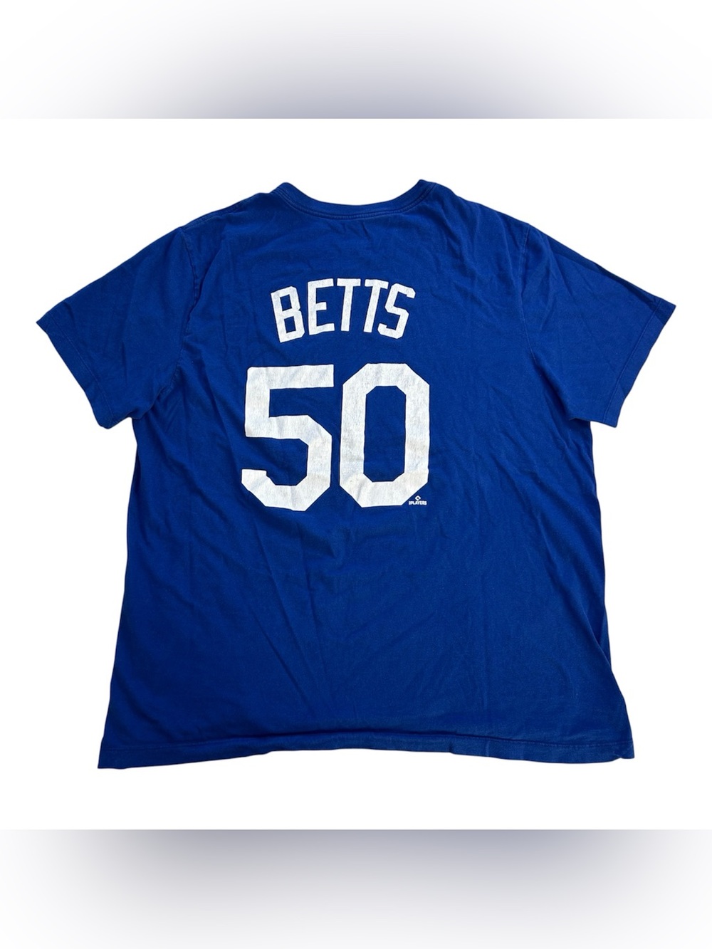 Mookie Betts #50 Los Angeles Dodgers MLB Nike Blue Jersey T-Shirt Men’s size XL